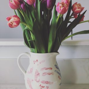 Personalised Handprint Jug/Vase
